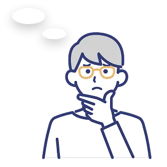 画像：悩みを抱える人